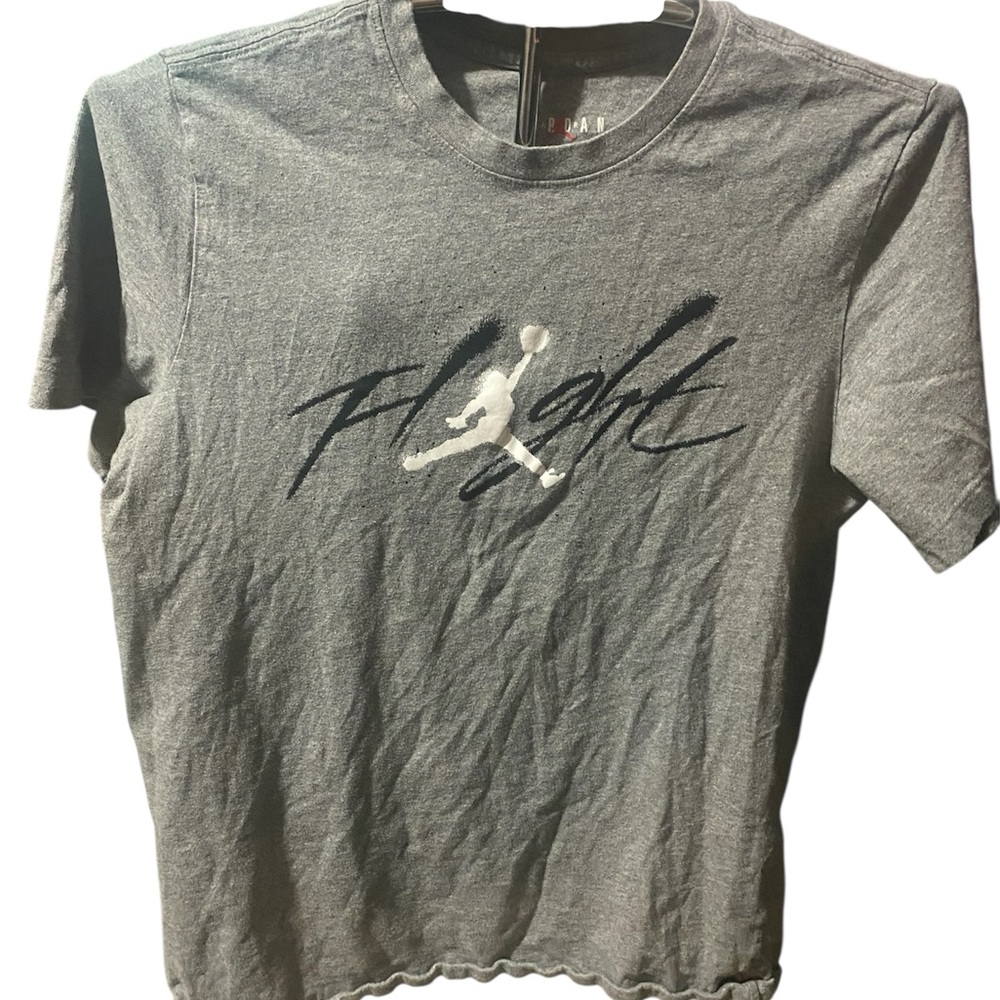 Jordan Gray Flight Logo Tee